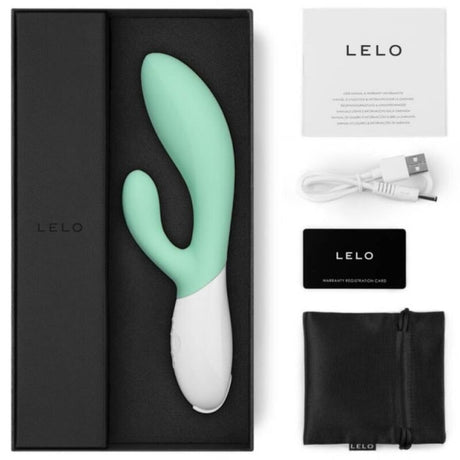 Auflegevibrator Ina 3 Green Rabbit Luxus-Algen 11 cm.3