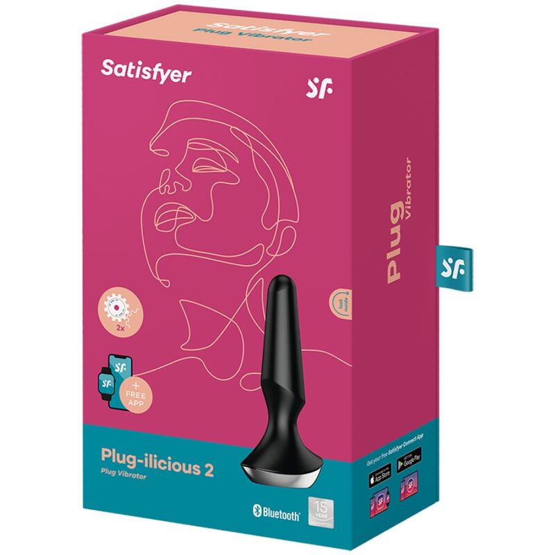 Satisfyer - Plug Ilicious 2 Plug Vibrator Schwarz