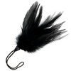 Federkitzler Schwarz 17 cm