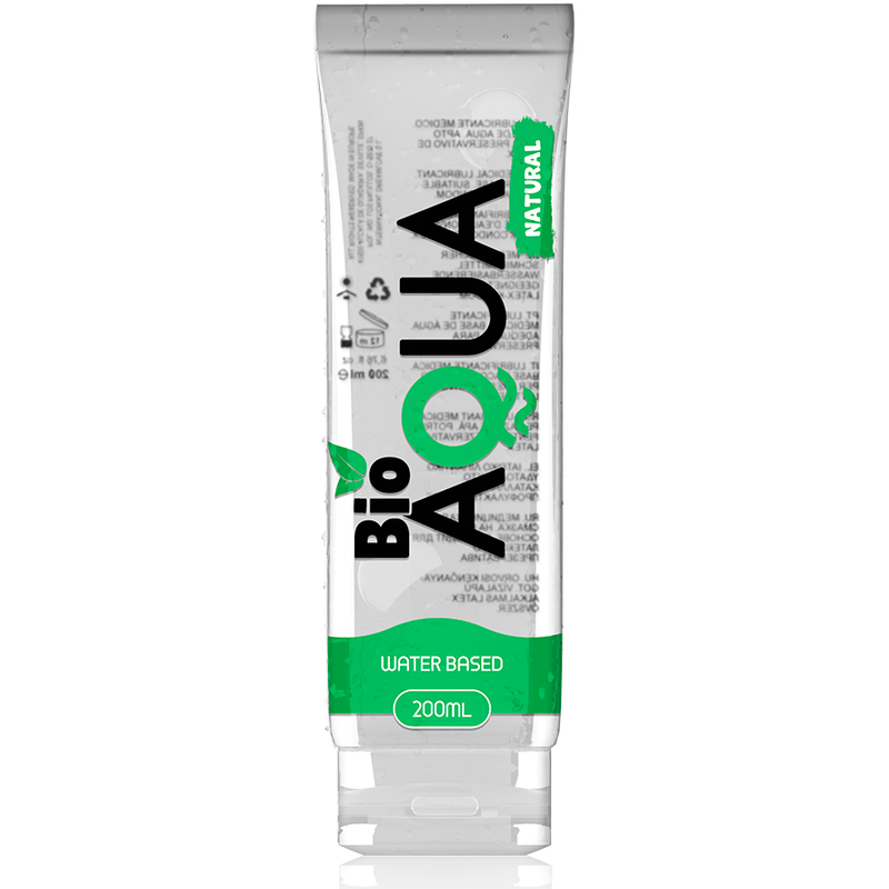 Bioaqua - Gleitmittel Natürliche Zutaten auf Wasserbasis 200 ml