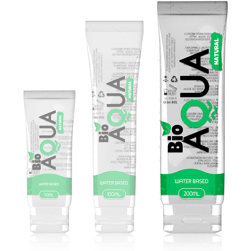 Bioaqua - Gleitmittel Natürliche Zutaten auf Wasserbasis 200 ml