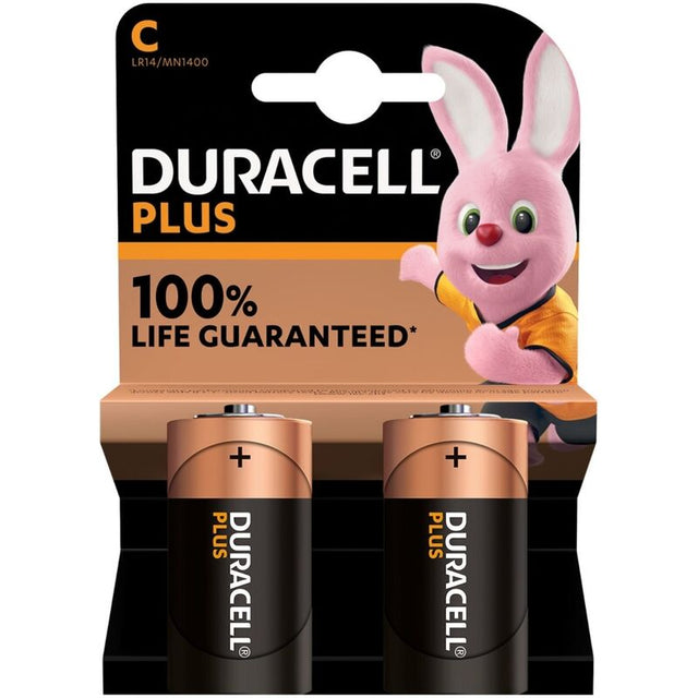 Duracell - plus Power Batterie Alcalina C Lr14 2 Einheiten