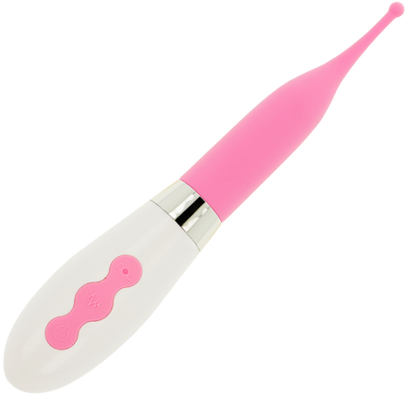 Auflegevibrator Wiederaufladbarer Klitoristimulator 10 Vibrationsmodi 20 x 3,5 cm