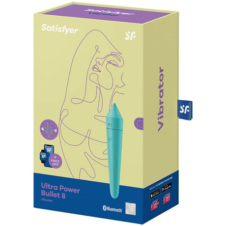 Vibrator Ultra Power Bullet 8 Türkis.2