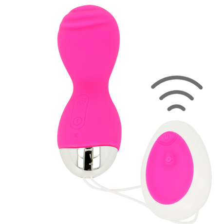 Vibrator Flexibles Wiederaufladbares Vibrations-Ei Aqua 8,5 x 3,2 cm