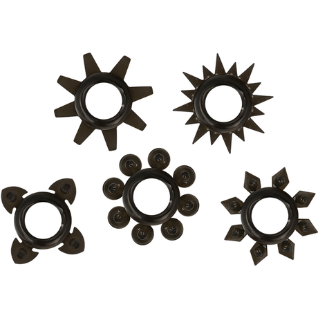 Ohmama - Set aus 5 Hoden- und Penisringen aus Silikon
