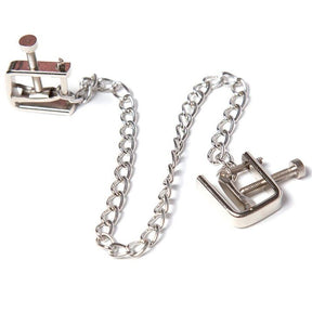 Ohmama Fetish - Metallschraubenklemmen mit Kette