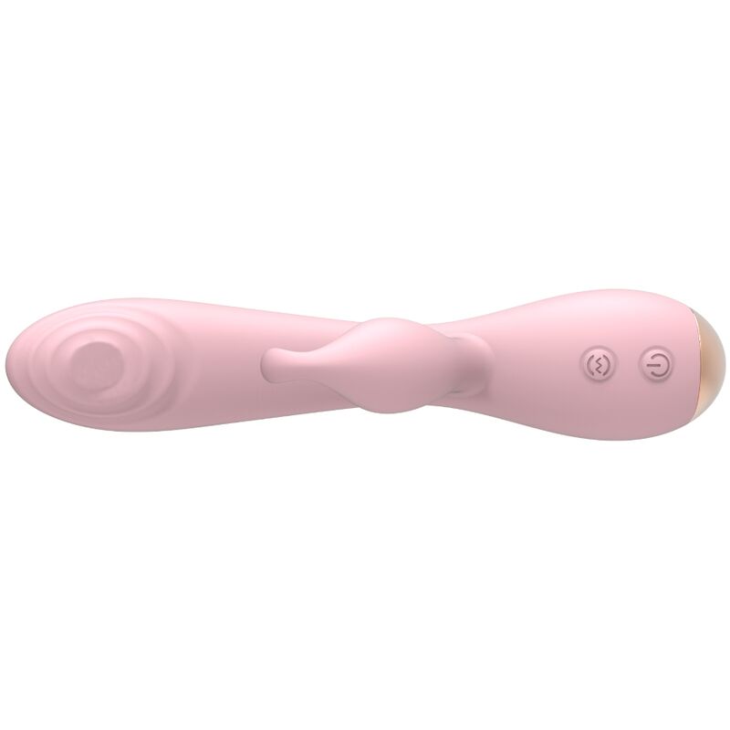 Nalone - Magic Stick Vibrator mit Kaninchen - Hellrosa
