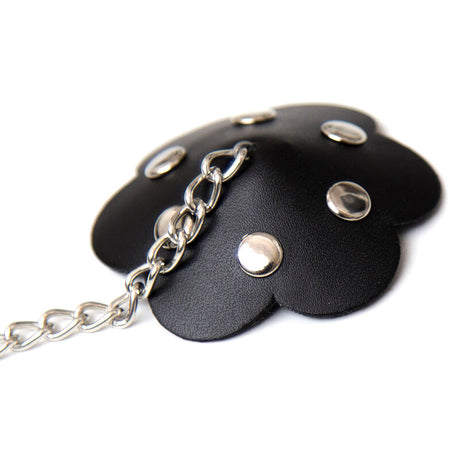 Nippelpasties Blütenblatt-Nippelschild mit Kette.1