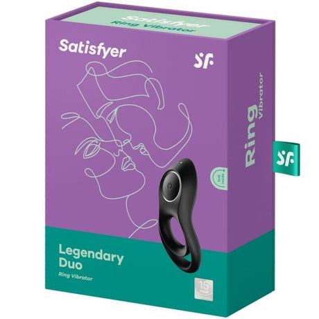 Satisfyer - Legendrer Duoring Vibrator Schwarz