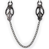 Ohmama Fetish - Japanische Nippelklammern mit Schwarzer Kette