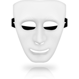 Ohmama - Masken, Weisse Maske, Eine Grösse
