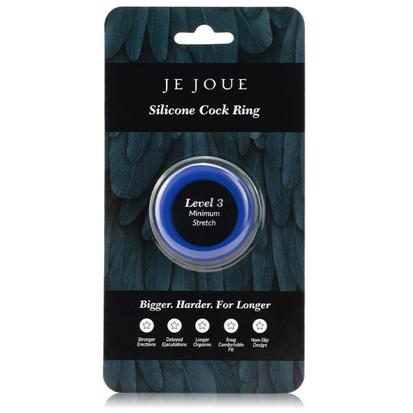 Je Joue - Blauer Silikonring - Minimale Strangulation