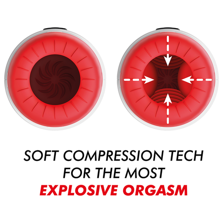 Jamyjob - Rocket Masturbator Soft Compression Tech und Vibration