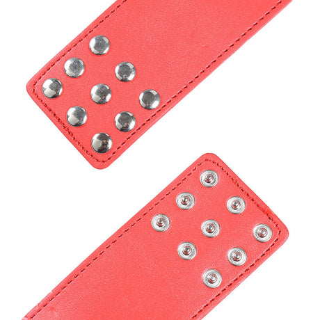 Ohmama Fetish - Rote Handschellen mit Schnappverschluss