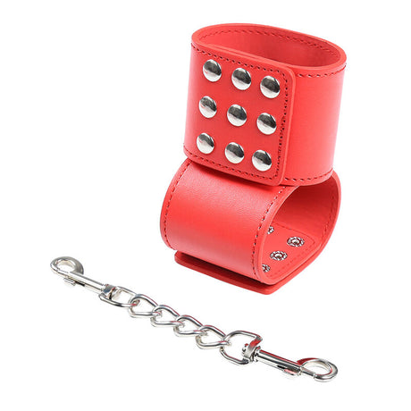 Ohmama Fetish - Rote Handschellen mit Schnappverschluss