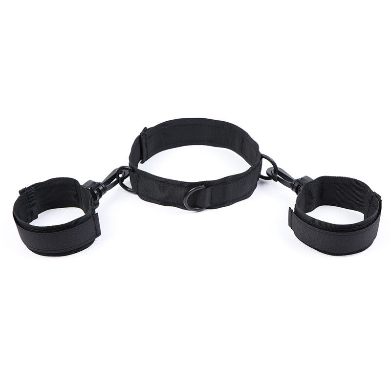 Ohmama Fetish - Handschellen und Kragen aus Nylon