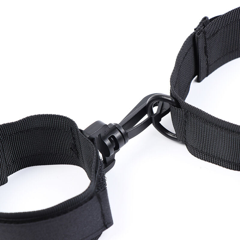 Ohmama Fetish - Handschellen und Kragen aus Nylon