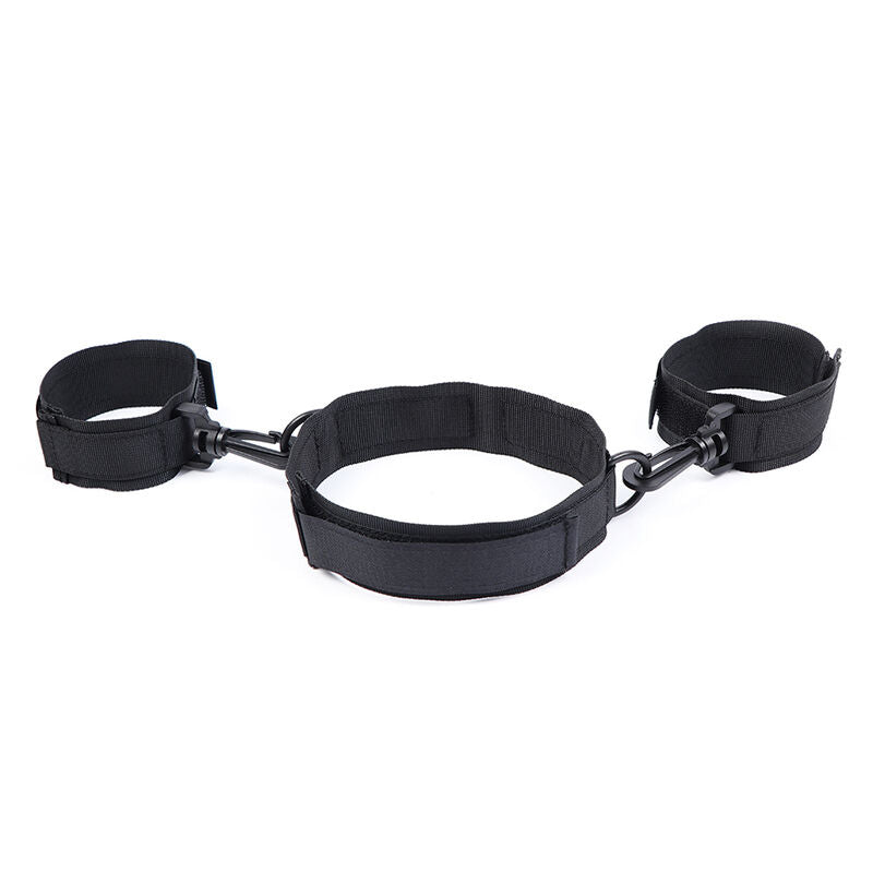 Ohmama Fetish - Handschellen und Kragen aus Nylon