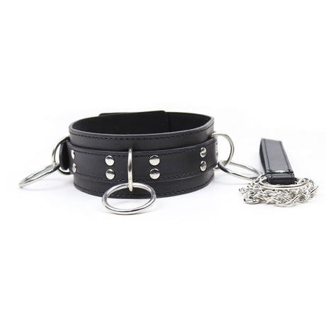 Fetisch-Toy Submission-Halskette mit 3 Ringen.2