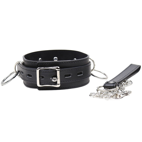 Fetisch-Toy Submission-Halskette mit 3 Ringen