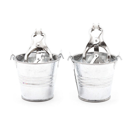 Ohmama Fetisch Nippelklemmen mit Eimer
