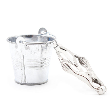 Ohmama Fetisch Nippelklemmen mit Eimer
