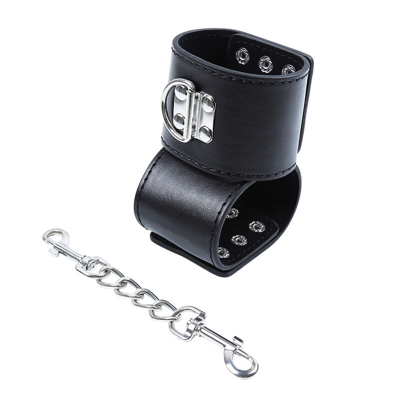 Ohmama Fetish - Handgelenkführen aus Metall mit Schnappbefestigung