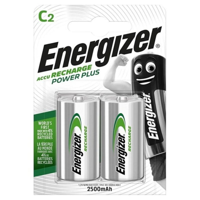 Energizer - Power plus Wiederaufladbare Batterie Hr14 C 2500 MAh 2 Einheit