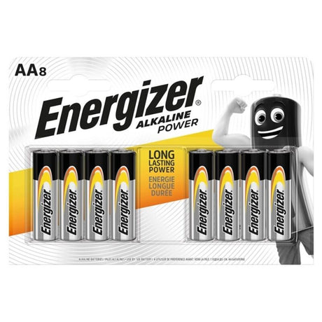 Energizer - Power Alkaline Batterie Aa Lr6 8 Einheit