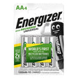 Energizer - Universal Wiederaufladbare Batterie Hr6 Aa 1300 MAh 4 Einheit