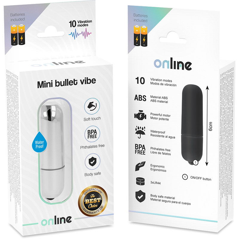 Online - Mini Silber Vibrierende Kugel