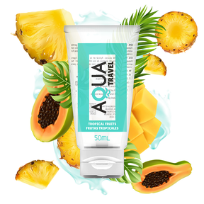 Aqua Travel - Flavour Gleitmittel auf Wasserbasis Tropische Früchte - 50 ml