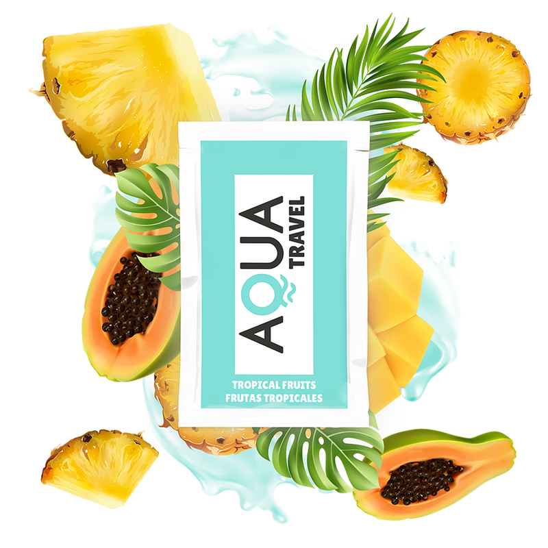 Aqua Travel - Gleitmittel auf Wasserbasis mit Tropischem Fruchtgeschmack 6 ml