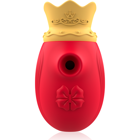 Auflegevibrator Klitorisstimulator 10 Saug- und Leckmodi Rot.5