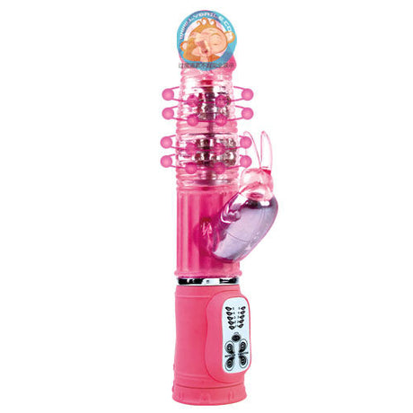 Vibrator Rock Bunny Rampante 10f Rosa 27 x 4,5 cm.1