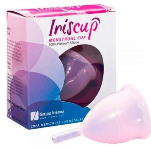 Iriscup - Kleiner Rosa Monatsbecher A + Kostenloser Sterilisatorbeutel