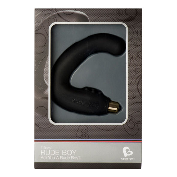 Rocks-Off - Rude-Boy Mnnliches g-Spot-Massager 7 V Schwarz