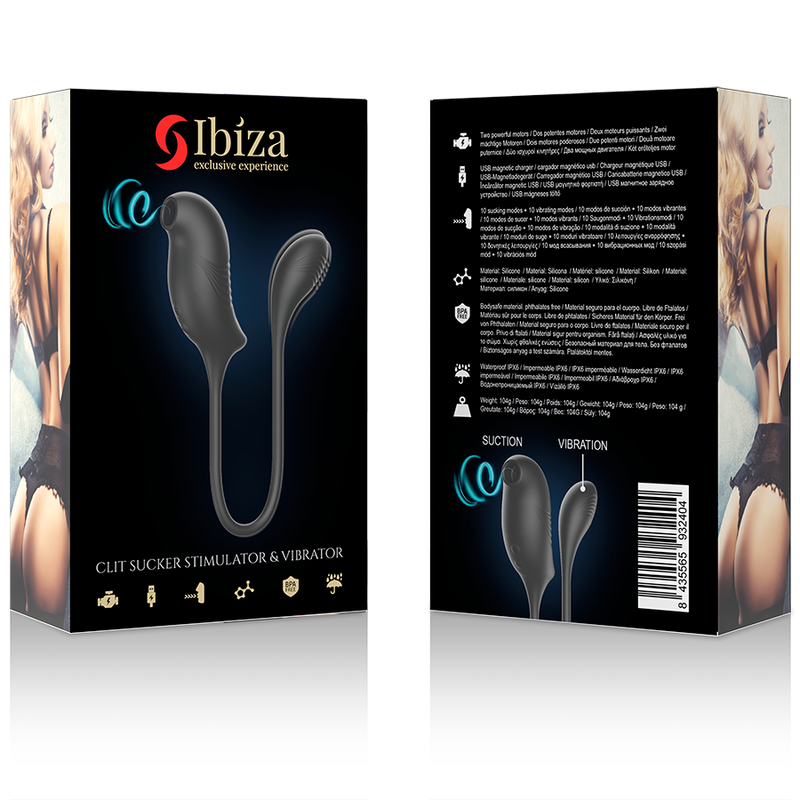 Ibiza - Magischer Klitoris-Saug- und Vibrationsstimulator