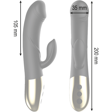 Ibiza - Leistungsstarker Anatomischer Vibrator mit Kaninchen
