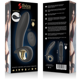 Ibiza - Leistungsstarker Aufblasbarer Anal/Vaginal-Vibrator mit Fernbedienung
