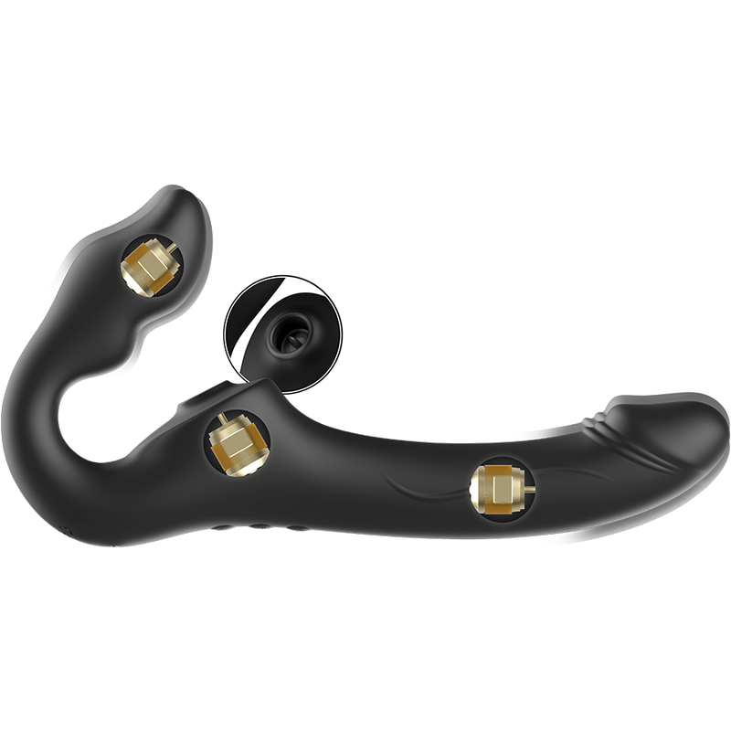 Ibiza - Fernbedienung, Riemenloser Vibrator, 3 Motoren, 1000 Kombinationen.