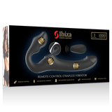 Ibiza - Fernbedienung, Riemenloser Vibrator, 3 Motoren, 1000 Kombinationen.