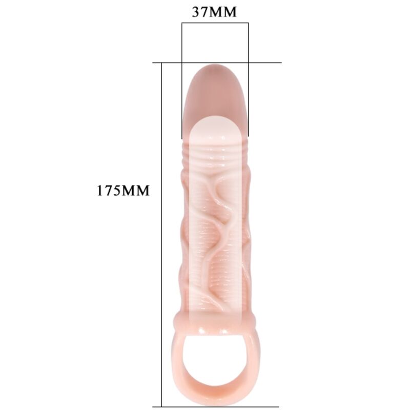 Baile - Penisverlngerungshülle mit Gurt für Hoden 13.5 cm