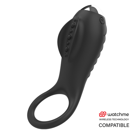 Penisring Alan Ring + Watchme-Fernbedienung Schwarz Ø 3 cm.2