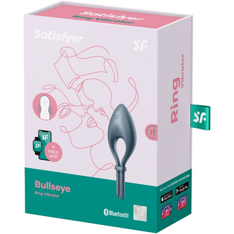Penisring Bullseye Ring App Grau.2