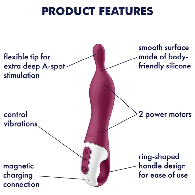 Satisfyer - Amazing 1 Aspot Vibrator Beere