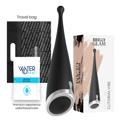 Auflegevibrator Spot Vibe Clitorial Black 17 x 3,6 cm