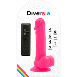 Diversia - Flexibler Vibrierender Dildo Rosa 20.5 cm-x-4.2 cm