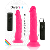 Diversia - Flexibler Vibrierender Dildo Rosa 21 cm-x-4.9 cm